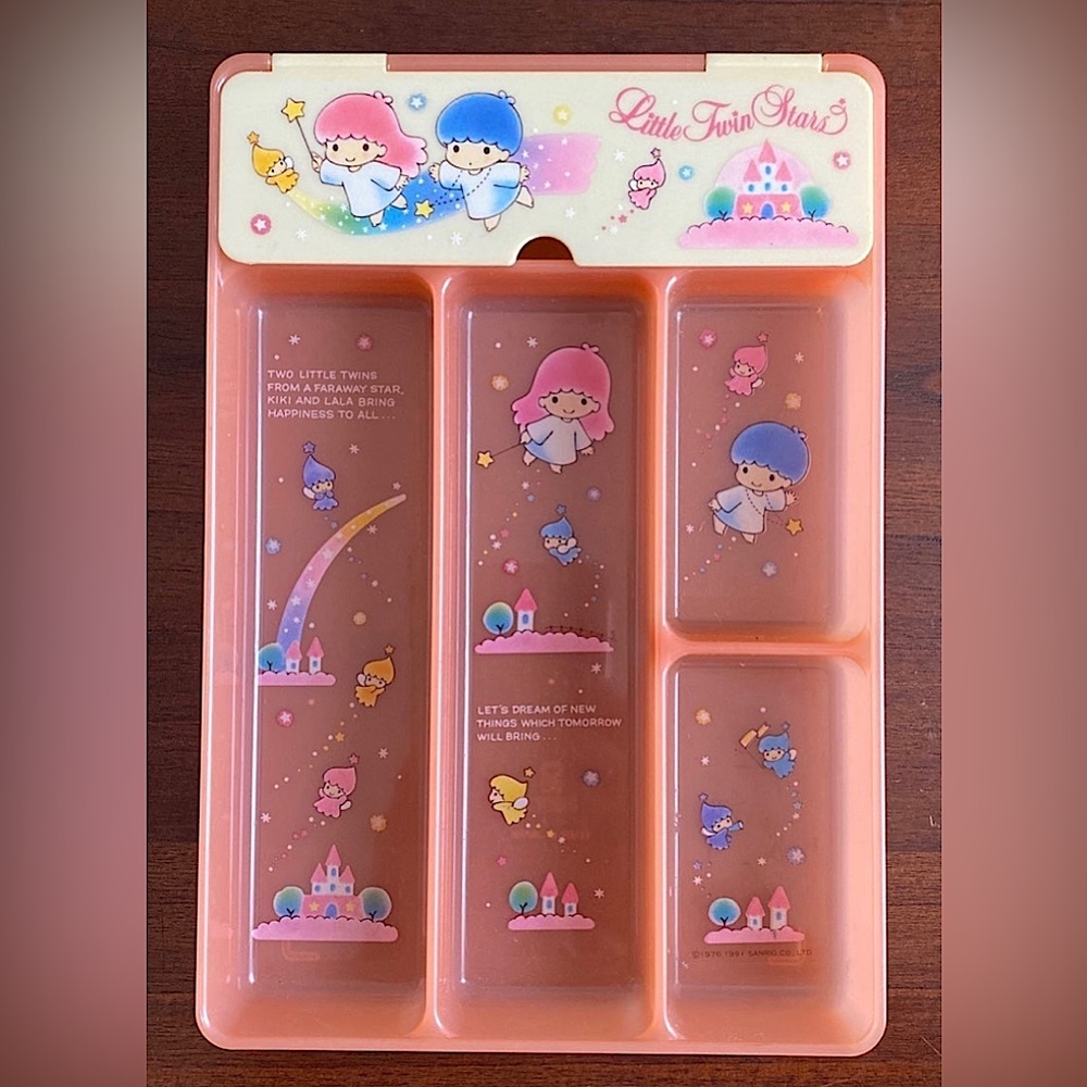 Vintage Sanrio 1991 “Little Twin Stars” Drawer Organizer From Japan!!!
